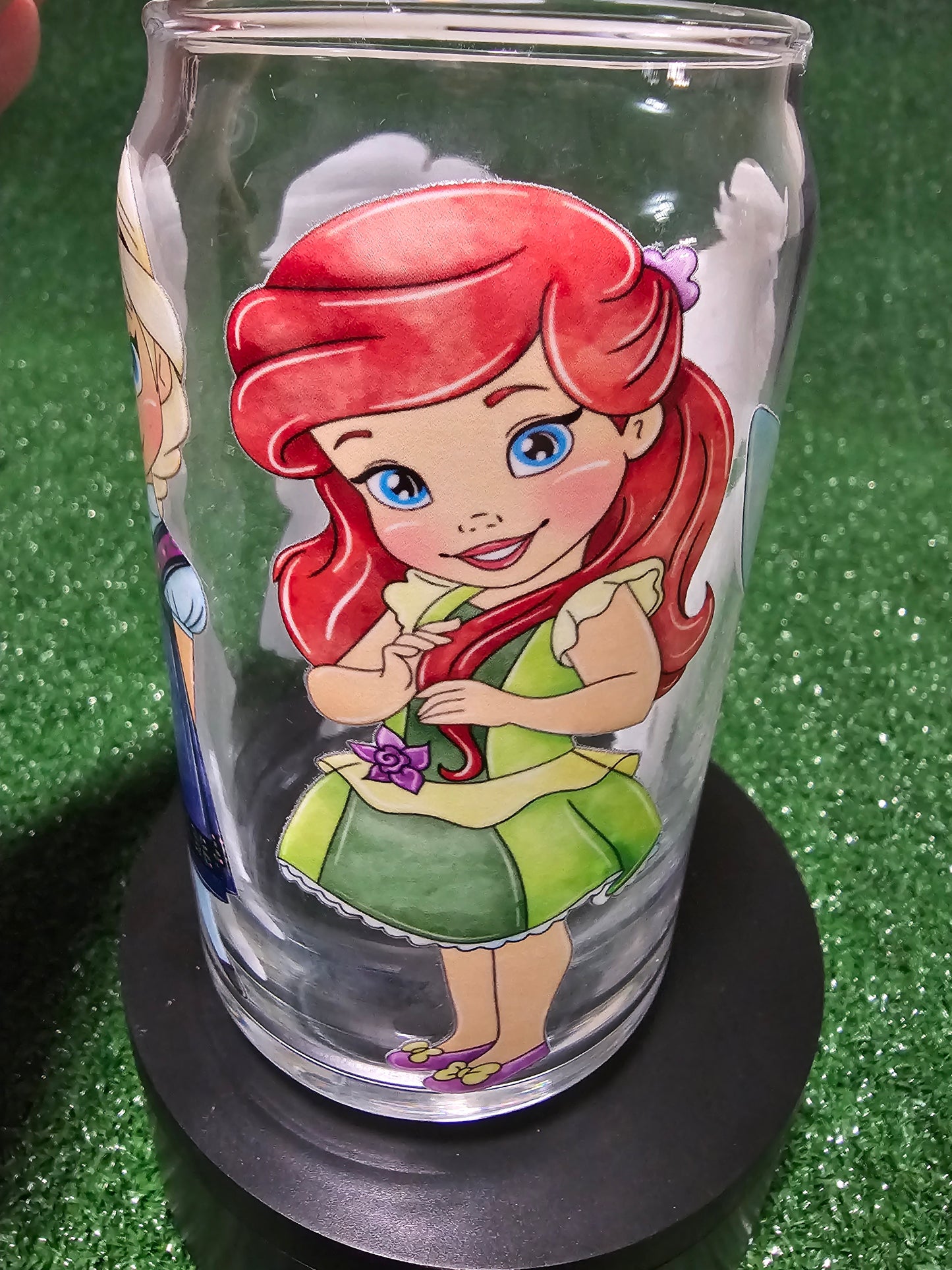 Princesses Libby Cup featuring all 4 princesses Bamboo lid and straw included